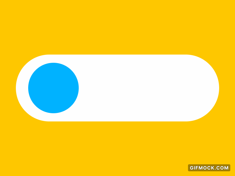 Splash Toggle Button 2d animated animation blue button gif graphic design illustration liquid motion graphics splash switch toggle ui water yellow