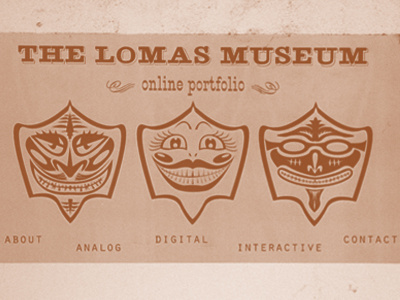The Lomas Museum illustration portfolio vector web