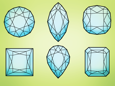 Diamond Shapes illustration vector