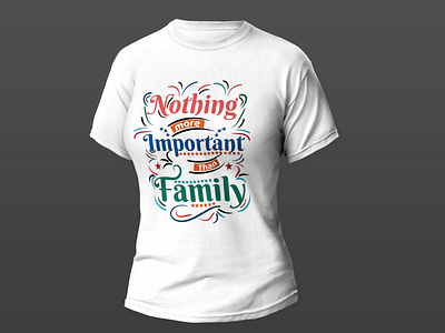Nothing Important then family t-shirt design graphic design illustration t shirt