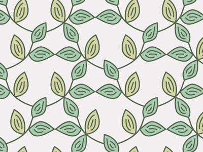 Ivy Pattern leaves surface pattern design grey concept natural organic design pattern line work green plant ivy