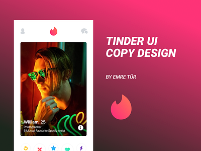 Tinder UI Copy Design