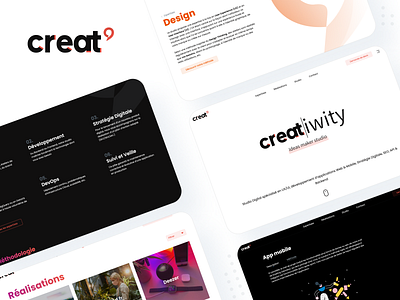 Creat' - New website design