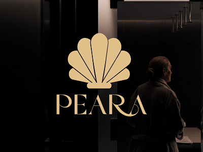 logo peara . spa logo beidge brand identyty branding design graphic design logo minimalistic minimalistic logo