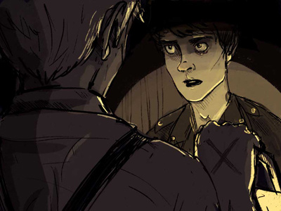 Lewis and Syl illustration digital art characters graphic novel