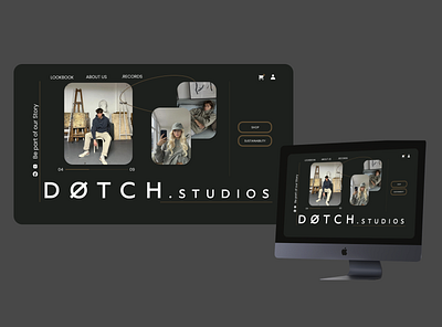 redesign døtch website 3d aesthetic animation app branding clothes website design fashion website graphic design illustration motion graphics streetwear streetwear website ui