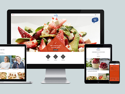 Apetina responsive design apetina desktop flat food inspiration mobile responsive tablet twist web