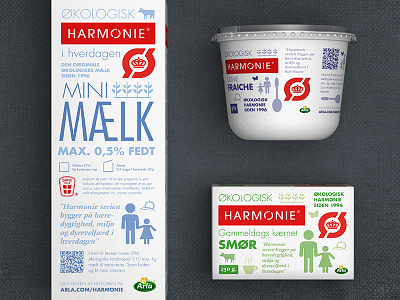 Arla Harmonie v1 arla icon identity infographic logo milk packaging