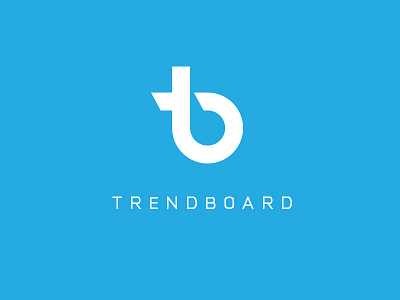 Trendboard logo art direction concept dashboard graphic identity logo symbol