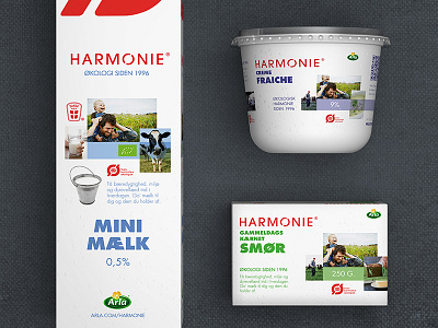 Arla Harmonie v2 arla icon identity infographic logo milk packaging