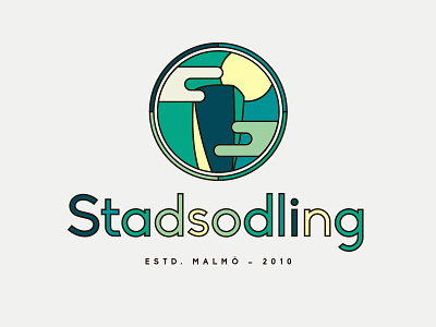 Stadsodling Malmö – V.2 clouds farm farming flat icon logo logotype malmö minimal sun sweden turning torso