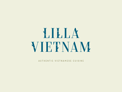 Lilla Vietnam asian bamboo cafe food food truck logo malmö minimal restaurant vietnam
