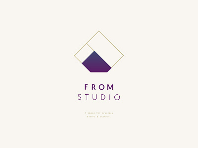 From Studio agency blueprint diamond gradient logo malmö minimal studio sweden