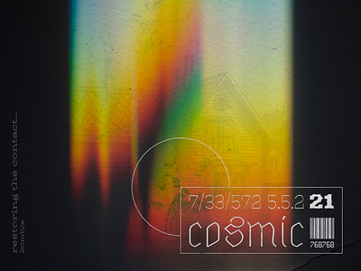 Cosmic Abstract Poster