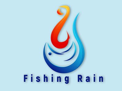 Logo concept for fishing company branding design flat icon logo ui ux vector web web design