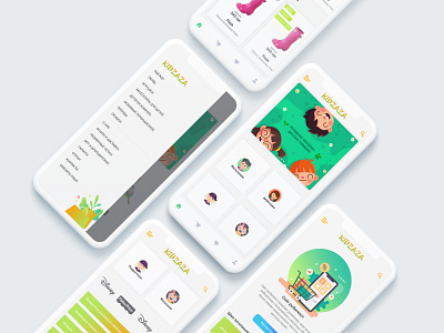 App mobile concept/Kids online shop