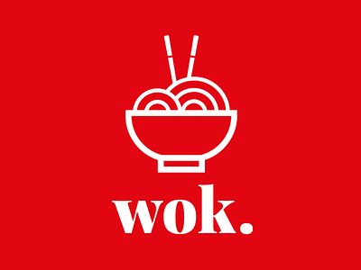 Wok Noodle Deli Logo branding deli design icon identity illustration logo noodle