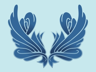 Wings design tattoo vectors wings