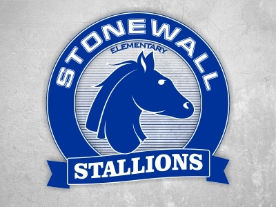 Stonewall Logo horse logo school stallion vectors