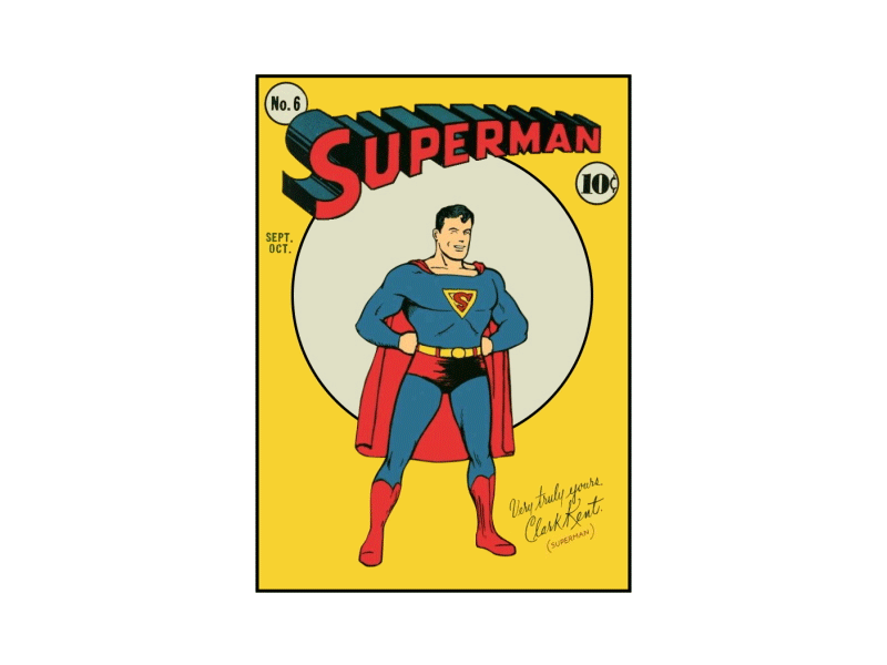 Superman2 agency amazing comic cover maggle retro superman