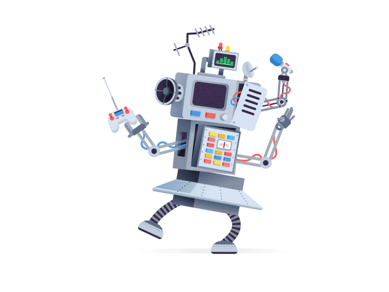 Robot Project #3 agency design flat fun maggle motion robot robotic