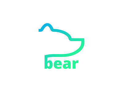 Logo | Decorative Bear graphic design logo vector