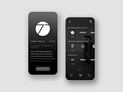 Automotive App Design