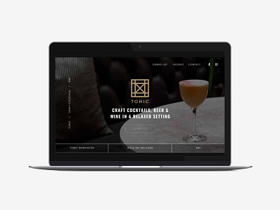 Tonic Website Refresh animation branding design graphic design indesign landingpage web webdesign website