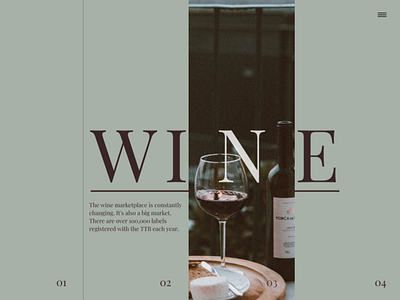 Wine shop main page