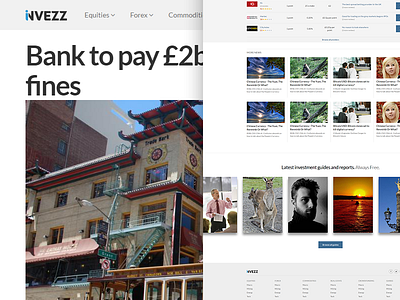Invezz Shot invezz layout news redesign