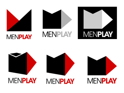 Menplay Logo design logo men menplay site web