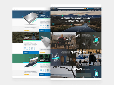 Microsoft Campaign campaign design creative creative direction digital design interface microsoft ui webdesign