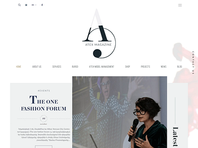 Atex Fashion - Website aftereffects css html illustrator javascript jquery photoshop scss ui ux website