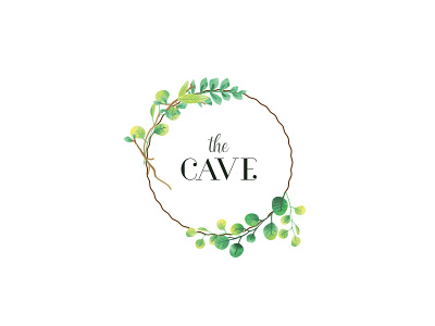 The Cave - Logo branding design illustration logo logo design minimalistic nature nature logo restaurant logo typography vector