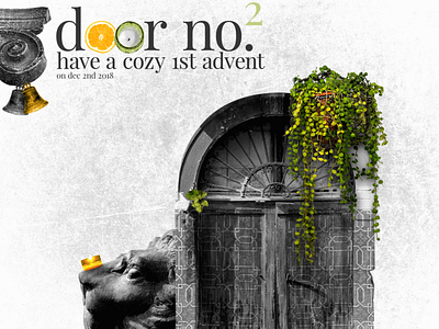 Advent Calendar: Dec2nd blackandwhite collage collage art collageart collages composing design designer graphic art graphic arts green history instaart italy orange photo photoshop typography