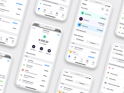 New version of Sbanken app accounts app bank categories design ios mobile money sbankenuxdesign startpage ui ux uxdesign