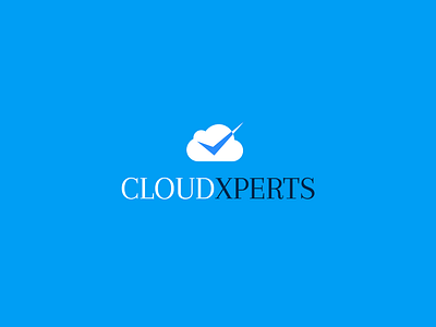 Cloud Xperts branding design icon illustrator logo minmal