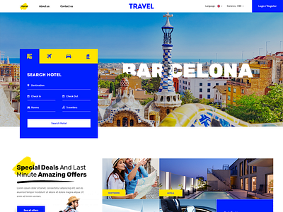 Homepage - Travel Agency