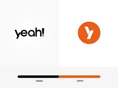 Yeah! branding design logo