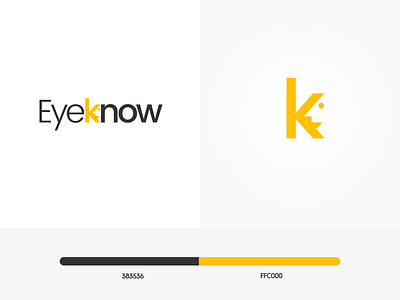 Eyeknow branding design logo