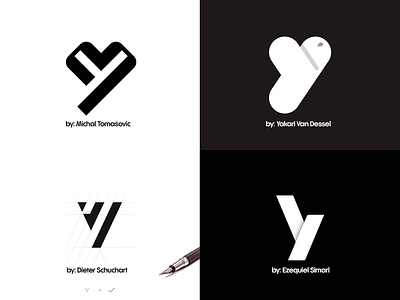 Y Monogram Logo Exploration / Part 02 branding design logo minimal