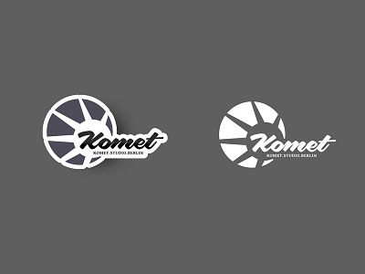 Komet Studio Logo komet logo studio