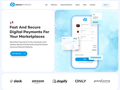 Digital payment platform branding creative design digital payment illustration typography ui ux vector website