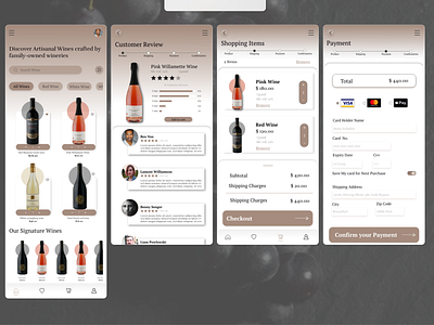 Wine Ui/Ux App Design