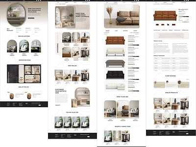 Furniture Ui/Ux Design adobe adobexd furniture ui uiux ux website design