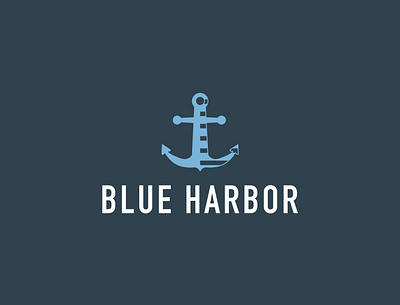 Blue Harbor Trading Co. branding design graphic design illustration logo typography
