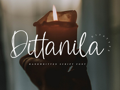 Dittanila - Handwritten Script Font branding design font fonts graphic design logo logotype typography ui