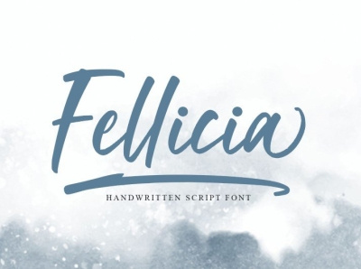 Fellicia - Script Font branding design font fonts graphic design logo logotype typography ui