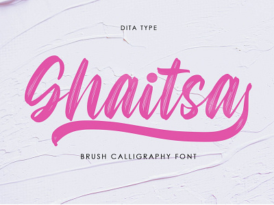 Ghaitsa - Calligraphy Font branding design font fonts graphic design logo logotype typography ui