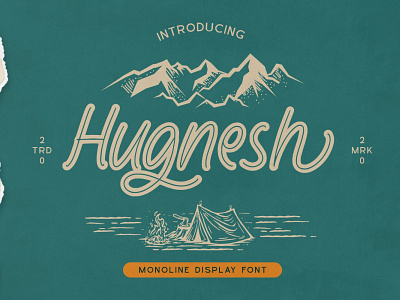 Hugnesh - Display Font